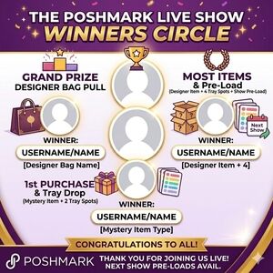 THURSDAY NIGHT DESIGNER BUYERS GIVEAWAY! 😁